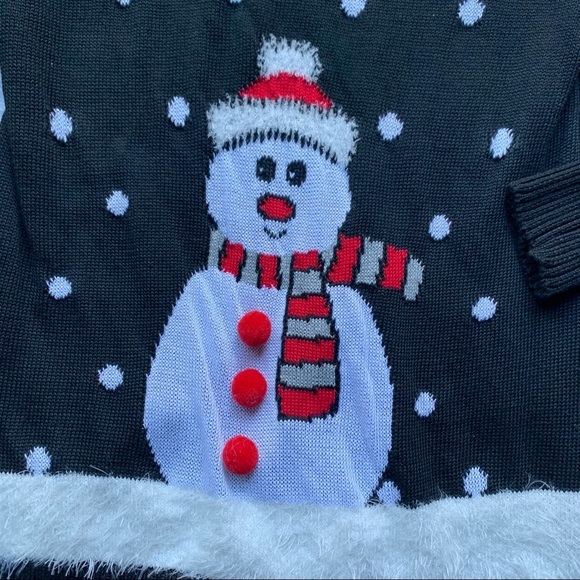 Mesh & Lace | NWT Size Small Snowman Ugly Christmas Sweater - Picture 2 of 16
